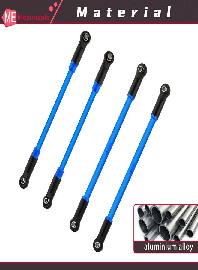 Mesimsple Alloy Tie Push Rod Turnbuckle Steering Links Linkage for 1/10 T-Maxx E-Maxx Series Upgrade Parts Blue - Image 5